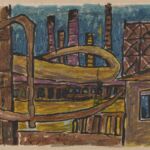 Władysław Kozioł | Nr ewid. 0369 | wym. 63x44 cm, technika: tempera, karton Władysław Kozioł | Nr ewid. 0369 | wym. 63x44 cm, technika: tempera, karton
