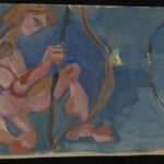Władysław Kozioł | Nr ewid. 0372 | wym. 63x44 cm, technika: tempera, karton Władysław Kozioł | Nr ewid. 0372 | wym. 63x44 cm, technika: tempera, karton
