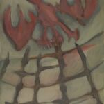 Władysław Kozioł | Nr ewid. 0374 | wym. 60x27,5 cm, technika: gwasz, papier Władysław Kozioł | Nr ewid. 0374 | wym. 60x27,5 cm, technika: gwasz, papier