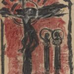 Władysław Kozioł | Nr ewid. 0382 | wym. 60x27,5 cm, technika: gwasz, papier Władysław Kozioł | Nr ewid. 0382 | wym. 60x27,5 cm, technika: gwasz, papier