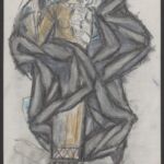 Władysław Kozioł | Nr ewid. 0386 | wym. 63x44 cm, technika: tempera, karton Władysław Kozioł | Nr ewid. 0386 | wym. 63x44 cm, technika: tempera, karton