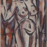 Władysław Kozioł | Nr ewid. 0394 | wym. 60x27,5 cm, technika: gwasz, papier Władysław Kozioł | Nr ewid. 0394 | wym. 60x27,5 cm, technika: gwasz, papier