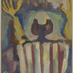 Władysław Kozioł | Nr ewid. 0400 | wym. 60x27,5 cm, technika: gwasz, papier Władysław Kozioł | Nr ewid. 0400 | wym. 60x27,5 cm, technika: gwasz, papier
