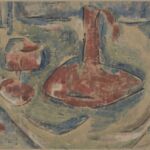 Władysław Kozioł | Nr ewid. 0402 | wym. 60x27,5 cm, technika: akwarela, papier Władysław Kozioł | Nr ewid. 0402 | wym. 60x27,5 cm, technika: akwarela, papier