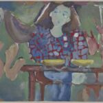 Władysław Kozioł | Nr ewid. 0405 | wym. 39x66,6 cm, technika: gwasz, papier Władysław Kozioł | Nr ewid. 0405 | wym. 39x66,6 cm, technika: gwasz, papier