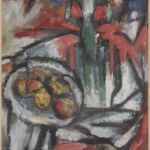Władysław Kozioł | Nr ewid. 0406 | wym. 60x27,5 cm, technika: gwasz, papier Władysław Kozioł | Nr ewid. 0406 | wym. 60x27,5 cm, technika: gwasz, papier