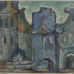 Władysław Kozioł | Nr ewid. 0413 | wym. 84,13x58,6 cm, technika: gwasz, papier Władysław Kozioł | Nr ewid. 0413 | wym. 84,13x58,6 cm, technika: gwasz, papier