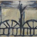 Władysław Kozioł | Nr ewid. 0414 | wym. 60x27,5 cm, technika: gwasz, papier Władysław Kozioł | Nr ewid. 0414 | wym. 60x27,5 cm, technika: gwasz, papier