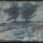 Władysław Kozioł | Nr ewid. 0432 | wym. 39x66,6 cm, technika: gwasz, papier preparowany Władysław Kozioł | Nr ewid. 0432 | wym. 39x66,6 cm, technika: gwasz, papier preparowany
