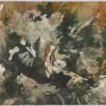 Władysław Kozioł | Nr ewid. 0465 | wym. 39x66,6 cm, technika: akwarela, gwasz, papier preparowany Władysław Kozioł | Nr ewid. 0465 | wym. 39x66,6 cm, technika: akwarela, gwasz, papier preparowany