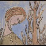 Władysław Kozioł | Nr ewid. 0468 | wym. 60x27,5 cm, technika: akwarela, papier Władysław Kozioł | Nr ewid. 0468 | wym. 60x27,5 cm, technika: akwarela, papier