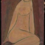 Władysław Kozioł | Nr ewid. 0471 | wym. 39x66,6 cm, technika: tempera, papier Władysław Kozioł | Nr ewid. 0471 | wym. 39x66,6 cm, technika: tempera, papier