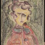 Władysław Kozioł | Nr ewid. 0473 | wym. 39x66,6 cm, technika: kredka, papier Władysław Kozioł | Nr ewid. 0473 | wym. 39x66,6 cm, technika: kredka, papier