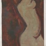 Władysław Kozioł | Nr ewid. 0476 | wym. 60x27,5 cm, technika: gwasz, papier Władysław Kozioł | Nr ewid. 0476 | wym. 60x27,5 cm, technika: gwasz, papier