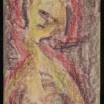 Władysław Kozioł | Nr ewid. 0481 | wym. 39x66,6 cm, technika: kredka, papier Władysław Kozioł | Nr ewid. 0481 | wym. 39x66,6 cm, technika: kredka, papier