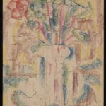 Władysław Kozioł | Nr ewid. 0484.2 | wym. 60x27,5 cm, technika: kredka, papier Władysław Kozioł | Nr ewid. 0484.2 | wym. 60x27,5 cm, technika: kredka, papier