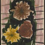 Władysław Kozioł | Nr ewid. 0488 | wym. 60x27,5 cm, technika: kredka żywiczna, papier Władysław Kozioł | Nr ewid. 0488 | wym. 60x27,5 cm, technika: kredka żywiczna, papier