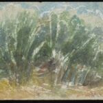 Władysław Kozioł | Nr ewid. 0491 | wym. 39x66,6 cm, technika: gwasz, akwarela, papier preparowany Władysław Kozioł | Nr ewid. 0491 | wym. 39x66,6 cm, technika: gwasz, akwarela, papier preparowany