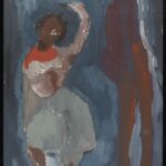 Władysław Kozioł | Nr ewid. 0493 | wym. 39x66,6 cm, technika: gwasz, papier Władysław Kozioł | Nr ewid. 0493 | wym. 39x66,6 cm, technika: gwasz, papier