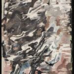 Władysław Kozioł | Nr ewid. 0496 | wym. 60x27,5 cm, technika: gwasz, akwarela, papier Władysław Kozioł | Nr ewid. 0496 | wym. 60x27,5 cm, technika: gwasz, akwarela, papier