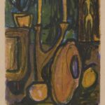 Władysław Kozioł | Nr ewid. 0503 | wym. 17,8x24,2 cm, technika: kredka żywiczna, papier Władysław Kozioł | Nr ewid. 0503 | wym. 17,8x24,2 cm, technika: kredka żywiczna, papier