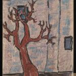 Władysław Kozioł | Nr ewid. 0513 | wym. 24,6x33,8 cm, technika: kredka żywiczna, papier Władysław Kozioł | Nr ewid. 0513 | wym. 24,6x33,8 cm, technika: kredka żywiczna, papier