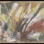 Władysław Kozioł | Nr ewid. 0515 | wym. 31,7x22,2 cm, technika: kredka, gwasz, papier Władysław Kozioł | Nr ewid. 0515 | wym. 31,7x22,2 cm, technika: kredka, gwasz, papier