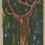 Władysław Kozioł | Nr ewid. 0521 | wym. 21,4x30,9 cm, technika: kredka żywiczna, papier Władysław Kozioł | Nr ewid. 0521 | wym. 21,4x30,9 cm, technika: kredka żywiczna, papier