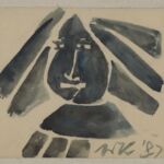 Władysław Kozioł | Nr ewid. 0528 | wym. 20,5x18,1 cm, technika: akwarela, papier Władysław Kozioł | Nr ewid. 0528 | wym. 20,5x18,1 cm, technika: akwarela, papier