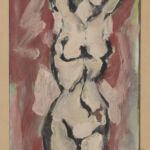 Władysław Kozioł | Nr ewid. 0539 | wym. 16,6x30,4 cm, technika: gwasz, papier Władysław Kozioł | Nr ewid. 0539 | wym. 16,6x30,4 cm, technika: gwasz, papier