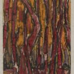Władysław Kozioł | Nr ewid. 0540 | wym. 19,9x28,9 cm, technika: kredka żywiczna, papier Władysław Kozioł | Nr ewid. 0540 | wym. 19,9x28,9 cm, technika: kredka żywiczna, papier
