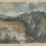 Władysław Kozioł | Nr ewid. 0541 | wym. 25,4x21,2 cm, technika: akwarela, papier Władysław Kozioł | Nr ewid. 0541 | wym. 25,4x21,2 cm, technika: akwarela, papier
