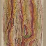 Władysław Kozioł | Nr ewid. 0544 | wym. 23,4x41,9 cm, technika: kredka żywiczna, papier Władysław Kozioł | Nr ewid. 0544 | wym. 23,4x41,9 cm, technika: kredka żywiczna, papier