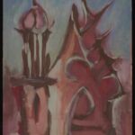 Władysław Kozioł | Nr ewid. 0563 | wym. 52x73,2 cm, technika: gwasz, papier Władysław Kozioł | Nr ewid. 0563 | wym. 52x73,2 cm, technika: gwasz, papier