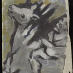 Władysław Kozioł | Nr ewid. 0566 | wym. 45,8x60,3 cm, technika: gwasz, papier Władysław Kozioł | Nr ewid. 0566 | wym. 45,8x60,3 cm, technika: gwasz, papier