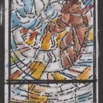 Władysław Kozioł | Nr ewid. 0577.3 | wym. 8,6x24,9 cm, technika: akwarela, papier Władysław Kozioł | Nr ewid. 0577.3 | wym. 8,6x24,9 cm, technika: akwarela, papier