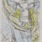 Władysław Kozioł | Nr ewid. 0584.2 | wym. 6,7x25,8 cm, technika: kredka, ołówek, papier Władysław Kozioł | Nr ewid. 0584.2 | wym. 6,7x25,8 cm, technika: kredka, ołówek, papier