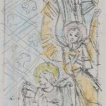 Władysław Kozioł | Nr ewid. 0584.3 | wym. 6,7x26 cm, technika: kredka, ołówek, papier Władysław Kozioł | Nr ewid. 0584.3 | wym. 6,7x26 cm, technika: kredka, ołówek, papier