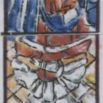 Władysław Kozioł | Nr ewid. 0595 | wym. 7,7x33,9 cm, technika: akwarela, papier Władysław Kozioł | Nr ewid. 0595 | wym. 7,7x33,9 cm, technika: akwarela, papier
