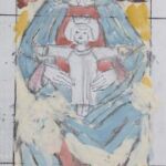 Władysław Kozioł | Nr ewid. 0602 | wym. 9,4x25,1 cm, technika: akwarela, ołówek, papier Władysław Kozioł | Nr ewid. 0602 | wym. 9,4x25,1 cm, technika: akwarela, ołówek, papier