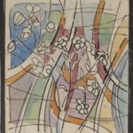 Władysław Kozioł | Nr ewid. 0604 | wym. 11,8x12,9 cm, technika: akwarela, papier Władysław Kozioł | Nr ewid. 0604 | wym. 11,8x12,9 cm, technika: akwarela, papier