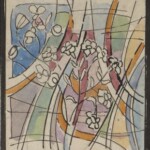 Władysław Kozioł | Nr ewid. 0604 | wym. 11,8x12,9 cm, technika: akwarela, papier Władysław Kozioł | Nr ewid. 0604 | wym. 11,8x12,9 cm, technika: akwarela, papier