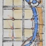 Władysław Kozioł | Nr ewid. 0609 | wym. 5,7x13,1 cm, technika: akwarela, papier Władysław Kozioł | Nr ewid. 0609 | wym. 5,7x13,1 cm, technika: akwarela, papier