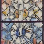 Władysław Kozioł | Nr ewid. 0613 | wym. 7,3x15,9 cm, technika: akwarela, papier Władysław Kozioł | Nr ewid. 0613 | wym. 7,3x15,9 cm, technika: akwarela, papier