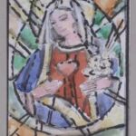 Władysław Kozioł | Nr ewid. 0640.1 | wym. 7,9x12,9 cm, technika: akwarela, papier Władysław Kozioł | Nr ewid. 0640.1 | wym. 7,9x12,9 cm, technika: akwarela, papier