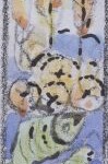 Władysław Kozioł | Nr ewid. 0641.3 | wym. 3,6x12,3 cm, technika: akwarela, papier Władysław Kozioł | Nr ewid. 0641.3 | wym. 3,6x12,3 cm, technika: akwarela, papier