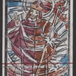 Władysław Kozioł | Nr ewid. 0652.2 | wym. 8,7x25,2 cm, technika: akwarela, papier Władysław Kozioł | Nr ewid. 0652.2 | wym. 8,7x25,2 cm, technika: akwarela, papier