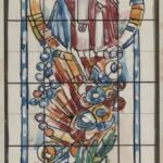Władysław Kozioł | Nr ewid. 0666.2 | wym. 11,3x36,2 cm, technika: akwarela, papier Władysław Kozioł | Nr ewid. 0666.2 | wym. 11,3x36,2 cm, technika: akwarela, papier