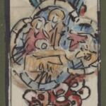 Władysław Kozioł | Nr ewid. 0673.1 | wym. 8,7x49,4 cm, technika: akwarela, papier Władysław Kozioł | Nr ewid. 0673.1 | wym. 8,7x49,4 cm, technika: akwarela, papier