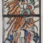 Władysław Kozioł | Nr ewid. 0680 | wym. 8,2x55,2 cm, technika: akwarela, papier Władysław Kozioł | Nr ewid. 0680 | wym. 8,2x55,2 cm, technika: akwarela, papier